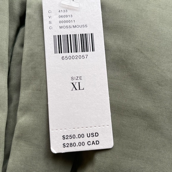 Anthropologie Pilcro NWT Szs XS, SM, L & XL green puffer jacket w/fleece sleeves - Picture 2 of 16